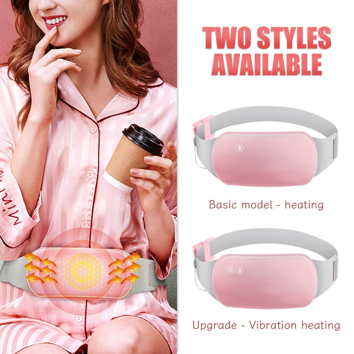 Electric Heated Belt Massager | Menstrual Heating Pad | Lushy Beauty