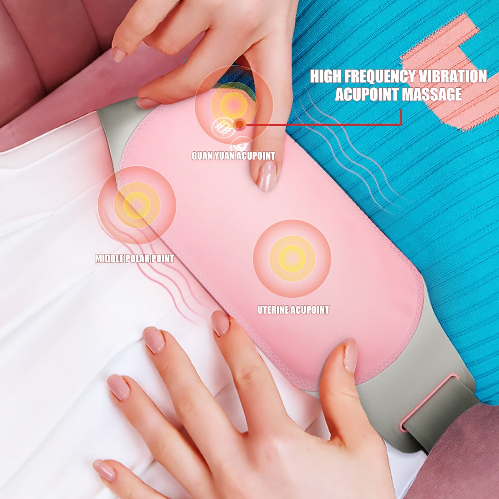 Electric Heated Belt Massager | Menstrual Heating Pad | Lushy Beauty