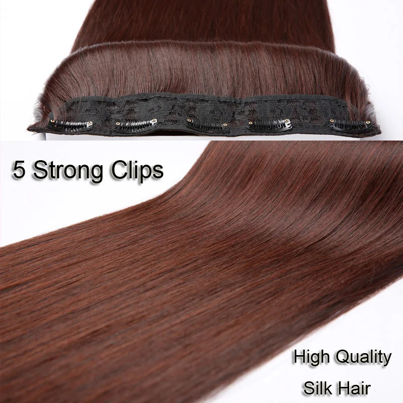 SHANGKE Synthetic 40-Inch Clip In One Piece Hair extension