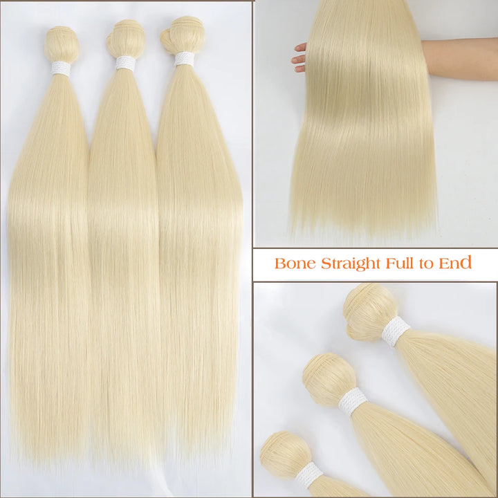 Bone Straight Hair Bundles Salon Natural Hair Extensions