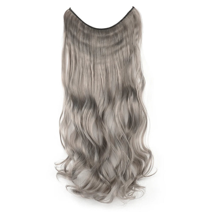 Soowee 17 Colors Long Gray Blonde Synthetic Hair Extension