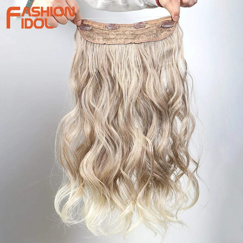 20 Inch Synthetic Clip in Hair Extensions