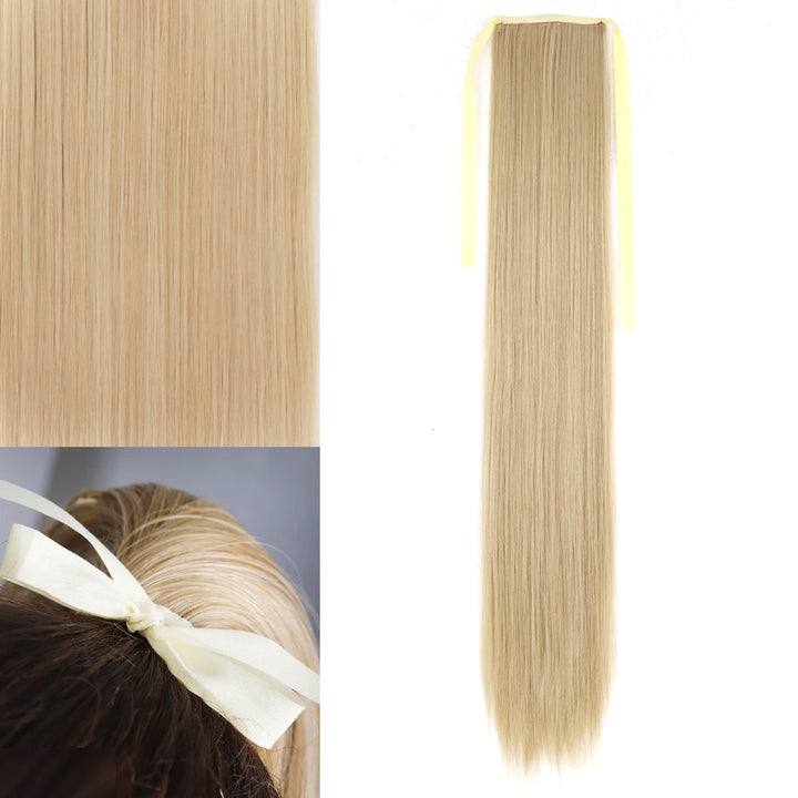 MERISIHAIR Synthetic Long Straight Wrap Hair Extension