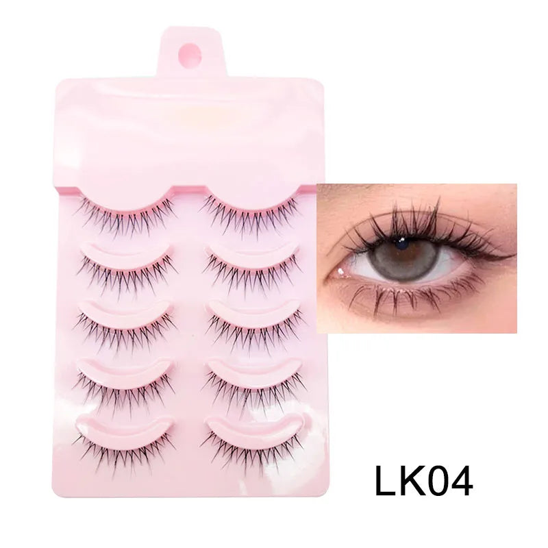 DINGSEN Fake Eyelash Anime Lashes 5 Pairs