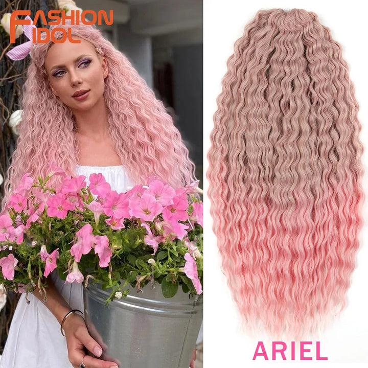 Ariel Curl Hair Water Wave Twist Crochet Hair Extension