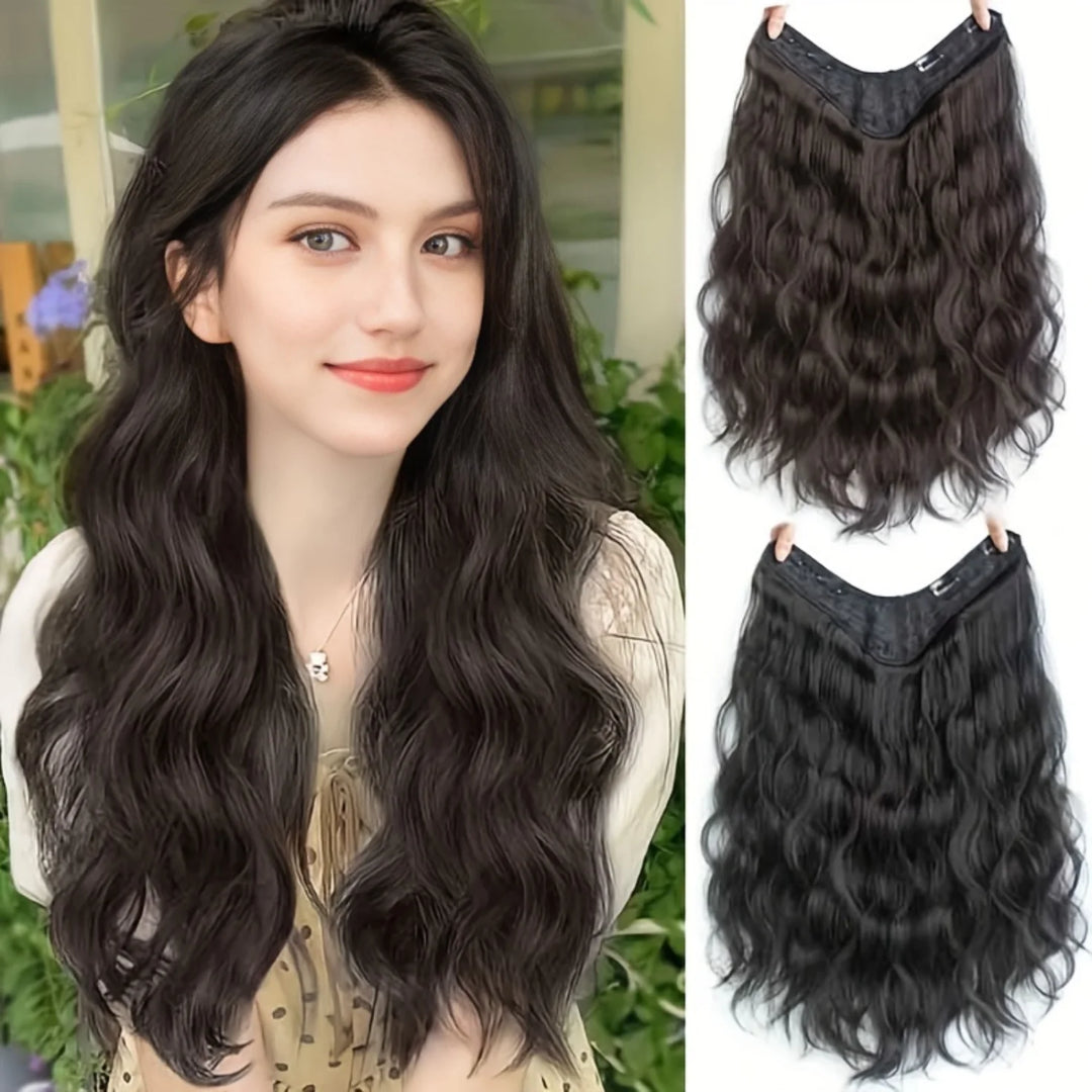 Women's highlight V-Shaped Long Hair Extension