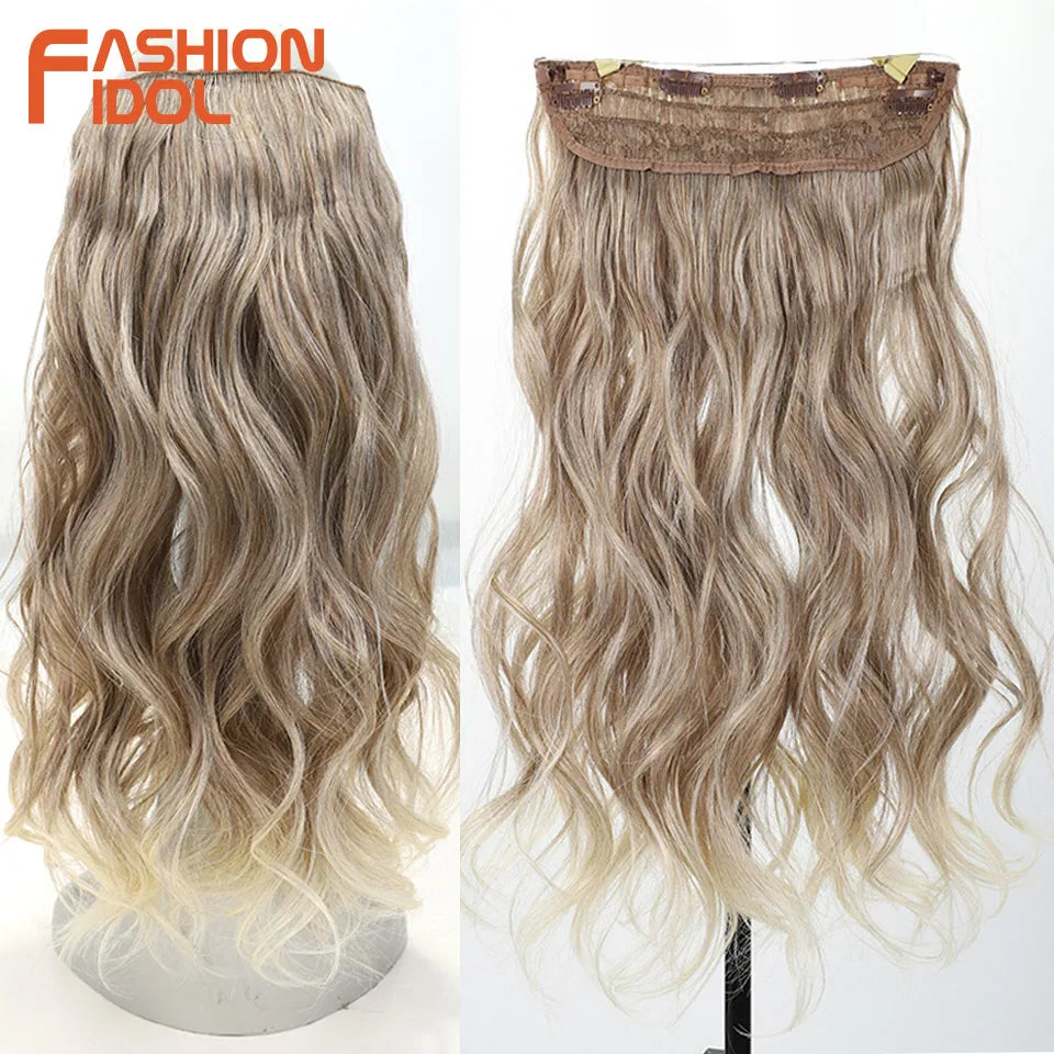 20 Inch Synthetic Clip in Hair Extensions