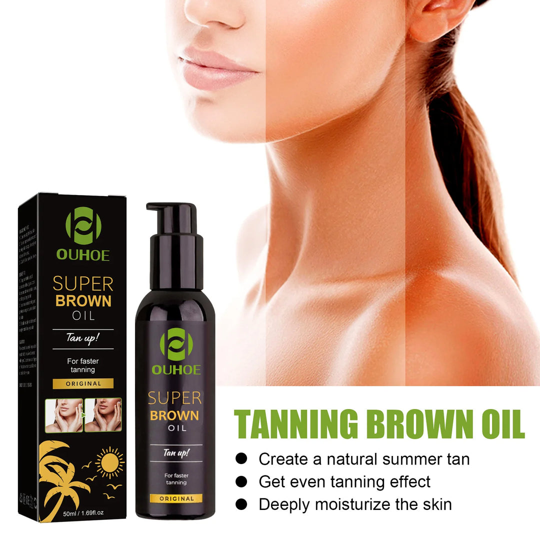 Bronzer Sun Oil Tanner Accelerator Long Lasting Suntan