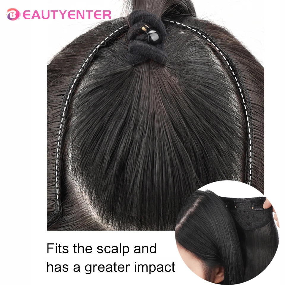 U-shaped Hair Extension Synthetic Hair Long Straight