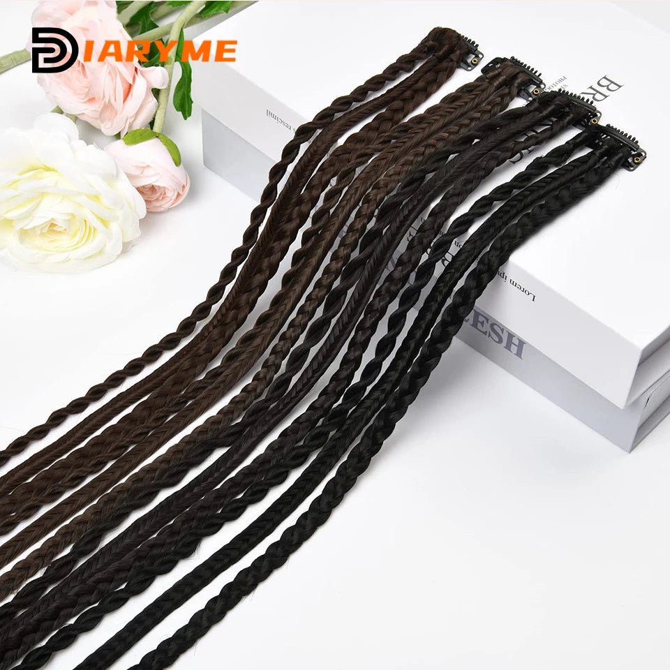 2 Pieces 22inch Braids Synthetic Hair Extensions