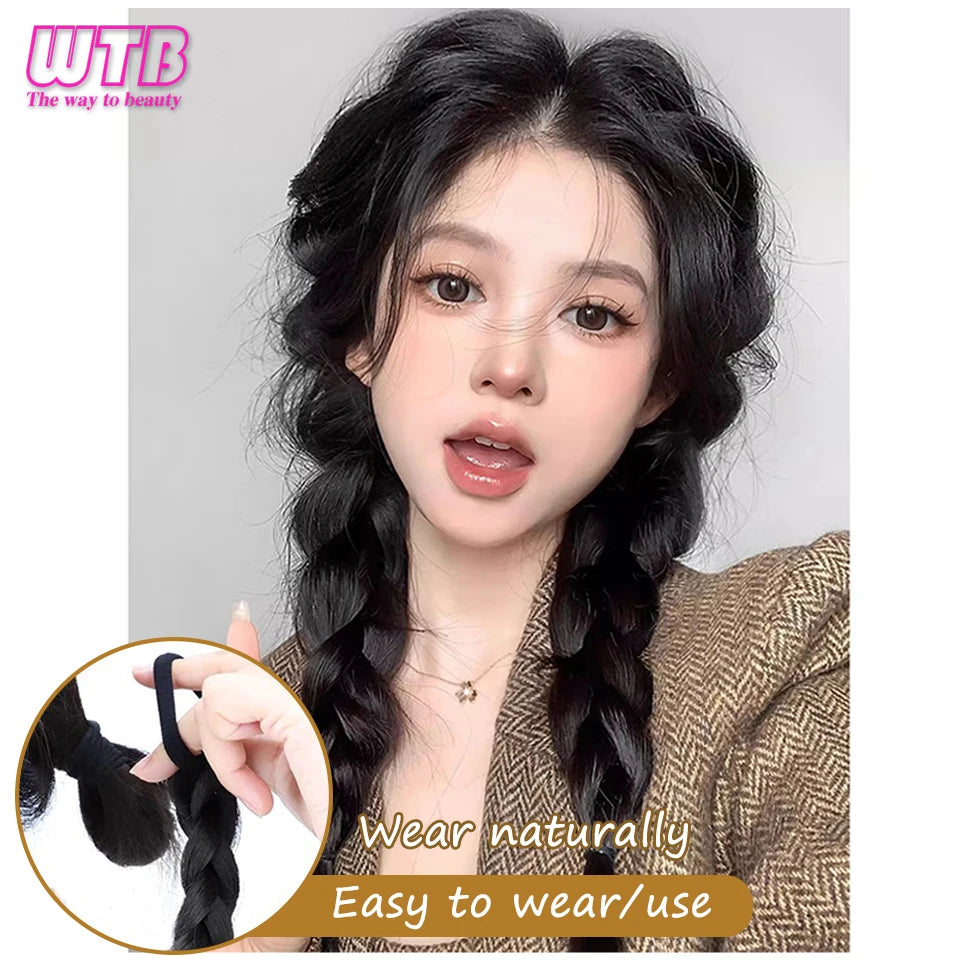 WTB Synthetic Braided Twist Braids ponytail Hair Extension