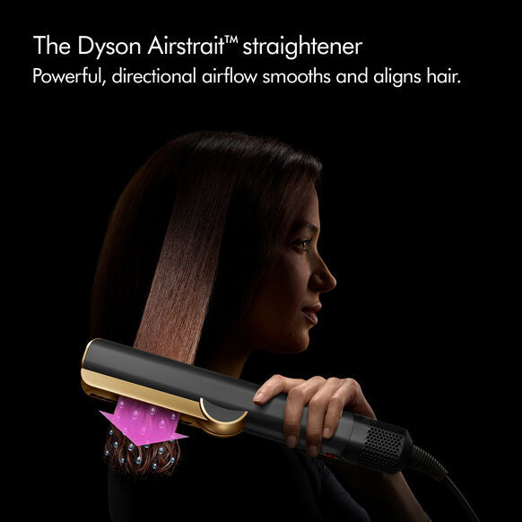 Dyson Airstrait™ Straightener (Onyx/Gold)