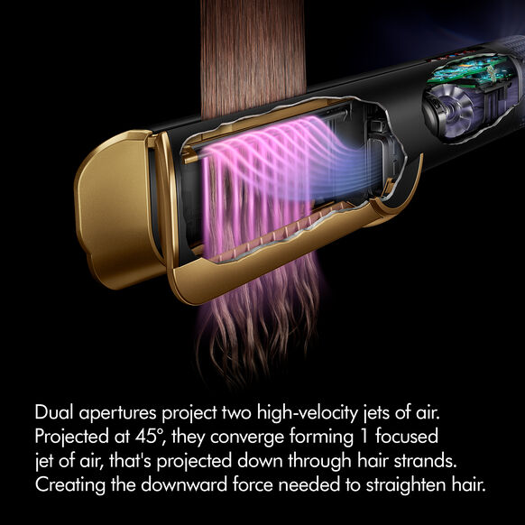 Dyson Airstrait™ Straightener (Onyx/Gold)